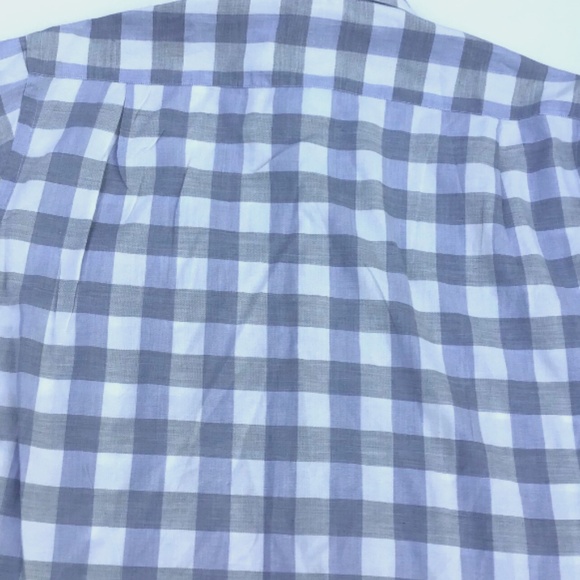 Paul & Shark Pale gray checks cotton shirt Sz 40/16 made in Italy 🇮🇹 - Picture 9 of 10